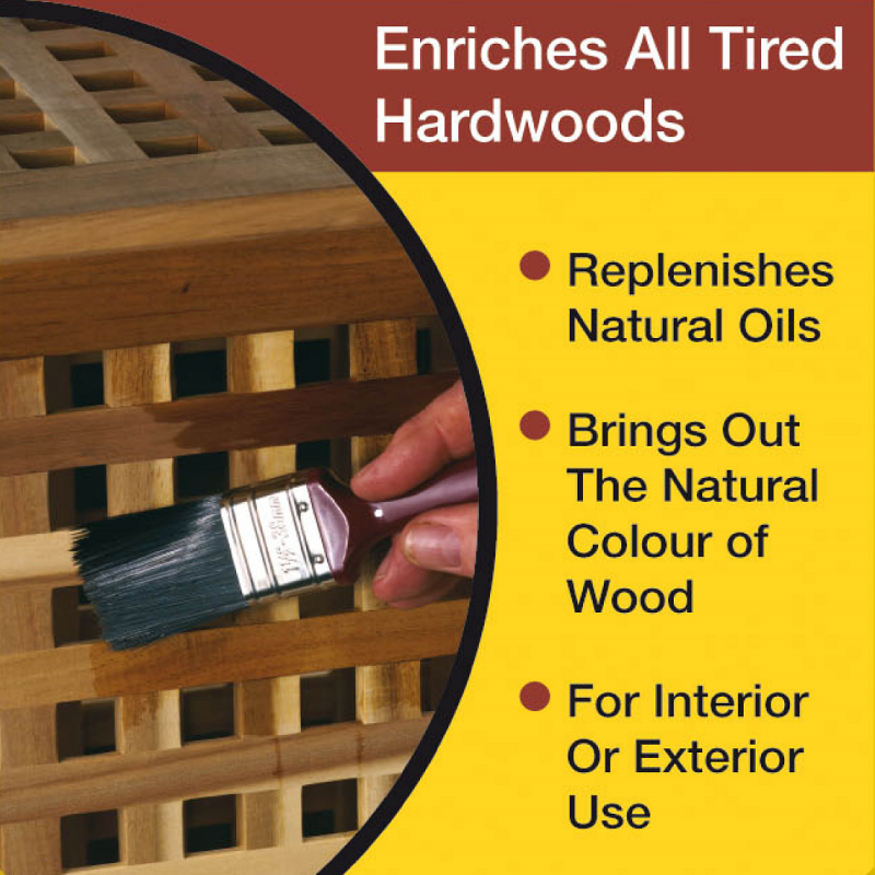Everbuild Teak Oil Wood Treatment Finish 500ml MPN TEAK Sealants and